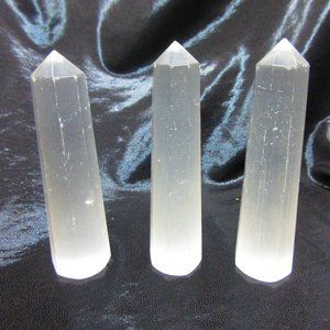 Selenite Tower Generators 3 Pieces Lot